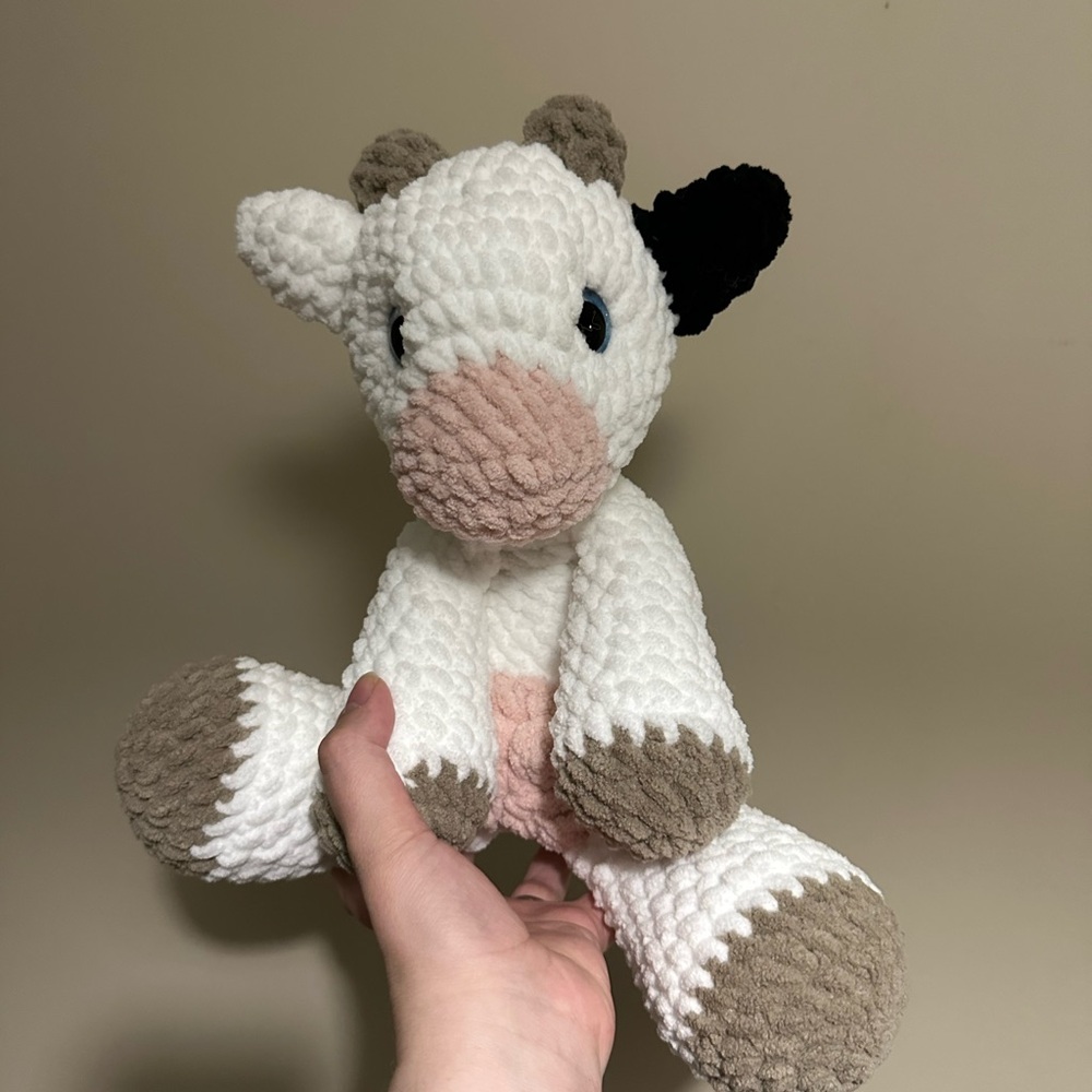 Adorable Plush Cow Toy